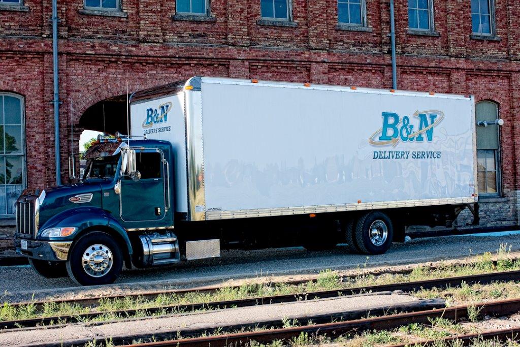 A B&N Delivery Service truck