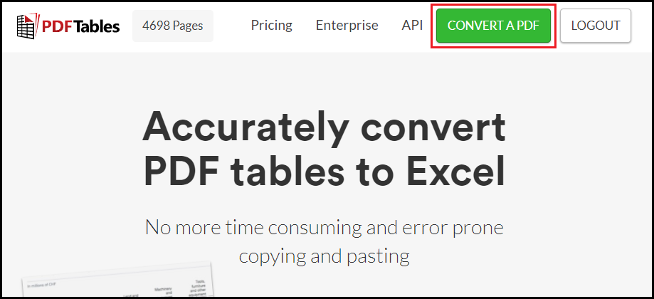 Convert a PDF