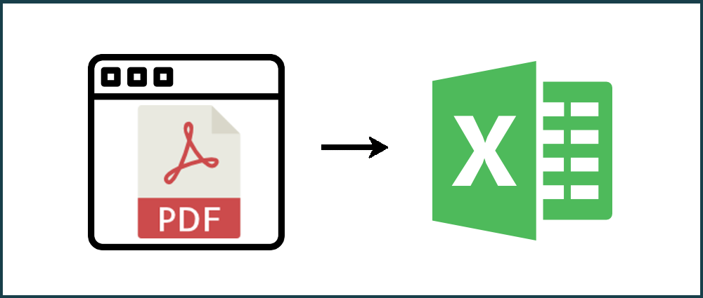 Excel to convert pdf PDF to