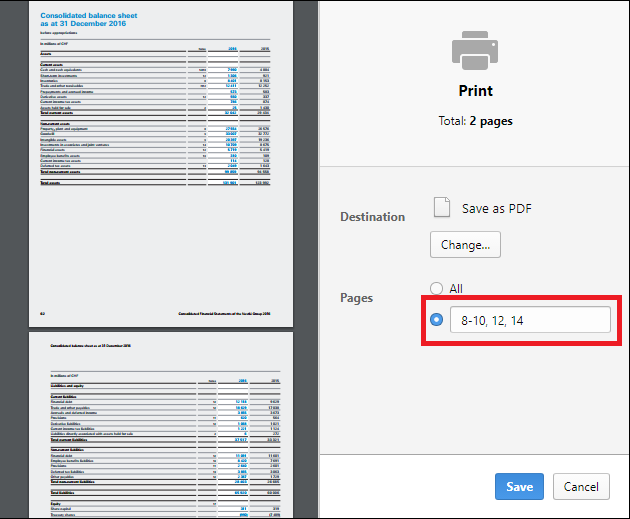 Extracting pages from a PDF in Google Chrome