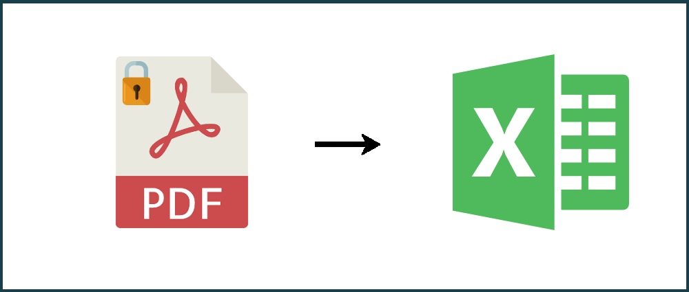 How to convert a password protected PDF to Excel