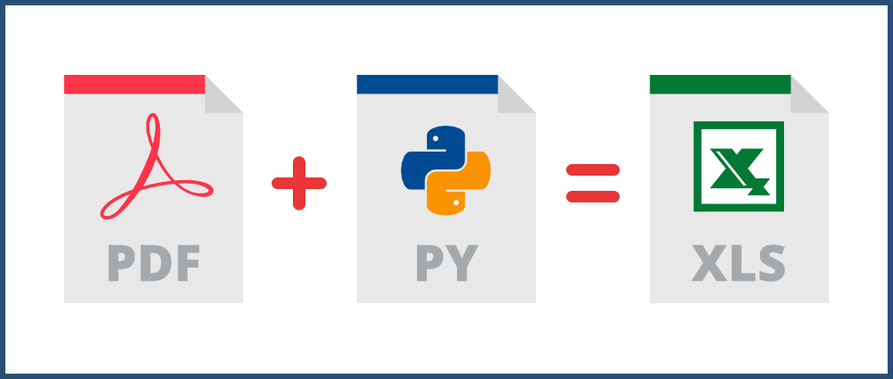 Convert PDF to Excel, CSV or XML with Python