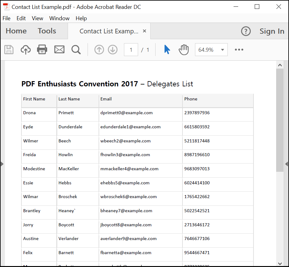 sql mock data generator