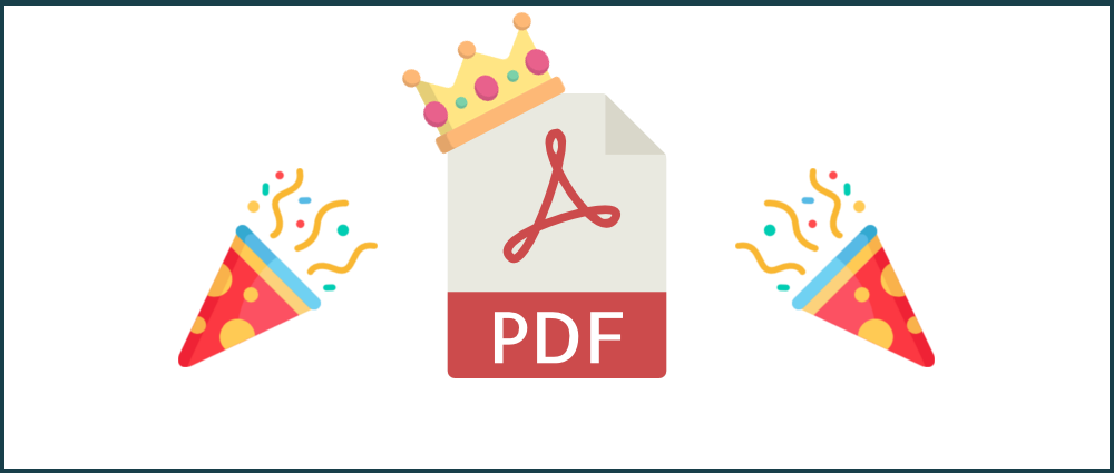Amazingly, PDFs are more popular each year